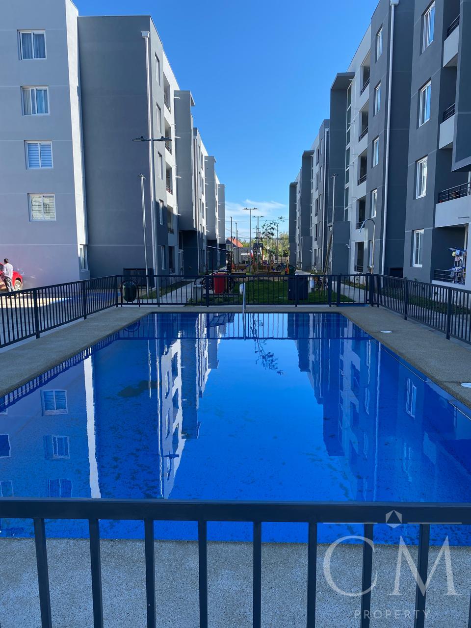 ARRIENDO DEPTO NUEVO 2D 2B EN CONDOMINIO, CHILLAN